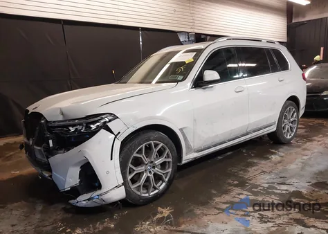 2020 BMW X7 xDrive40I z USA, uszkodzony, nr VIN 5UXCW2C00L9B44507
